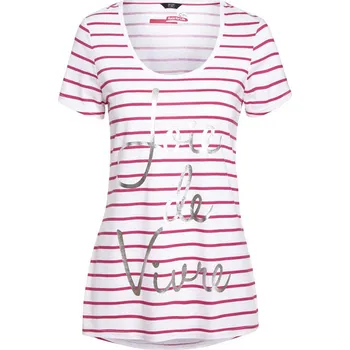 dámské tričko F&F - WHITE/PINK - M (F&F Joie de Vivre)