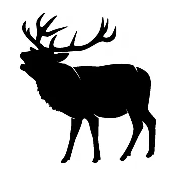 Samolepící dekorace SAMOLEPKA Jelen 005 levá (01 - černá) NA AUTO, NÁLEPKA, FÓLIE, POLEP, TUNING, VLASTNÍ TEXT, TISK, AUTOSAMOLEPKY.cz, POLEPY, OBRÁZEK, LOGO, SAMOLEPKY