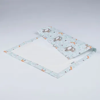 Přebalovací podložka Tulimese Cestovní přebalovací podložka lesní partička smetanová