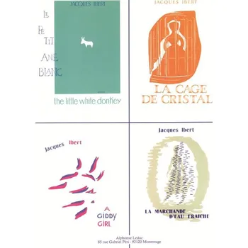 Le Petit ne Blanc - extraites des Histoires... skladby pro klavr 603645