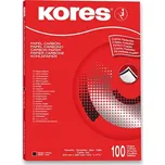 Uhlový papír Kores Carbonet - černý - 100 listů
