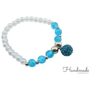 Náramek Doria Náramek z korálků s modrou kuličkou H034