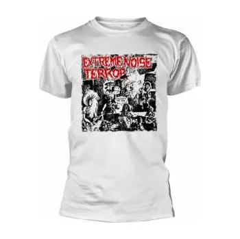 Pánské tričko Merch Extreme Noise Terror: Tričko Holocaust (white) XXL 2019