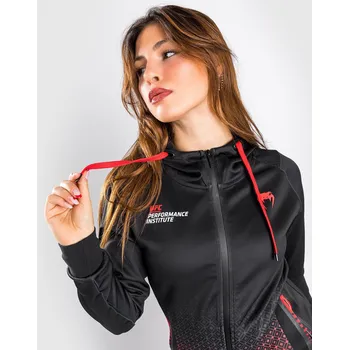Dámská mikina Dámská sportovní mikina Venum UFC Performance Institute - Black/Red Velikost: M