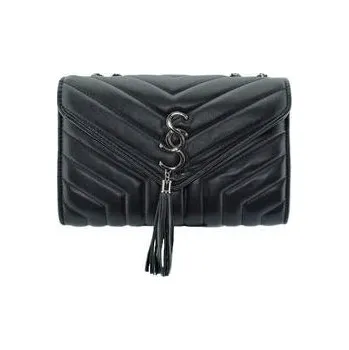 Kabelka Doria Dámská crossbody kabelka s řetízkem černá KENDAL