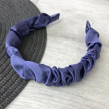 Ozdoba do vlasů Doria Čelenka modrá řasená SP17