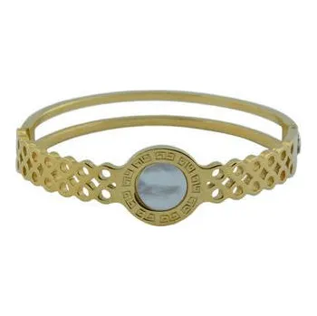 Náramek Doria Náramek zlatý z oceli s perletí GREECE L480