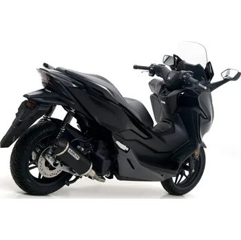 Výfuk pro motocykl Koncovka výfuku ARROW Urban Dark, Honda Forza 125 Euro4 15-20