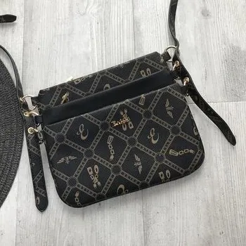 Kabelka Doria Crossbody kabelka černá třídílná ESLEE X577