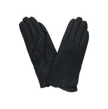 Rukavice Dámské kožené rukavice černé PRIUS 4007 Velikosť: M