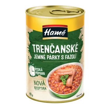 Hotové jídlo Hamé Trenčanské jemné párky s fazolí 415 g