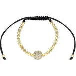 Doria Náramek z korálek z mosazi ve zlaté barvě N178