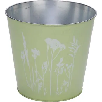 Květináč Zelený květináč Ego Dekor Flowery, ø 10,5 cm ID_1403487