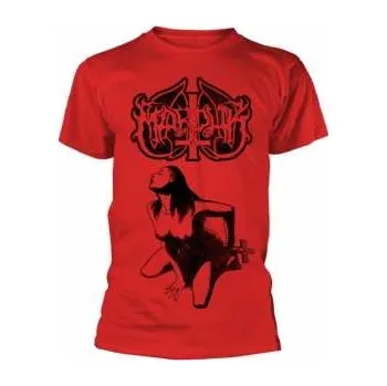 Pánské tričko Merch Marduk: Tričko Fuck Me Jesus (red) L 2020