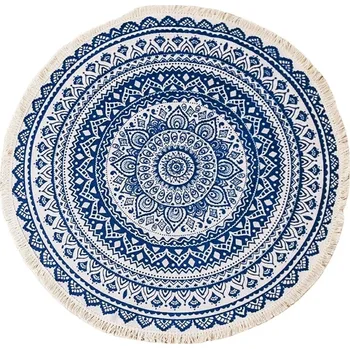 Koberec APT Boho AG491F modrý 90 cm