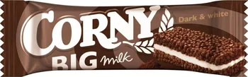 Čokoládová tyčinka Corny Big Milk Dark & White 40 g