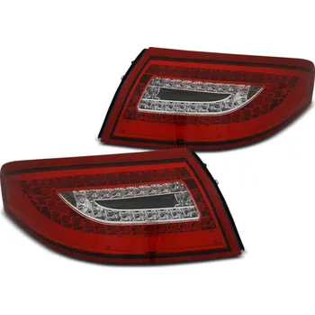 Zadní světlomet TUNING-TEC Zadní světla Porsche 911 996 99-04 - červené/krystal LED