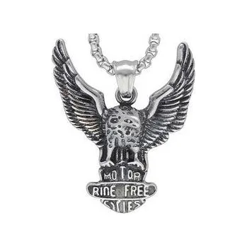 Řetízek Doria Řetízek HARLEY stříbrný z oceli G340