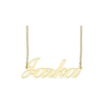 Řetízek Doria Řetízek z oceli se jménem JARKA zlatá ocel