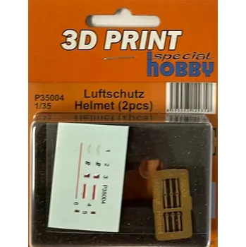 Plastikový model CMK 1/35 Luftschutz Helmet (2 pcs.)