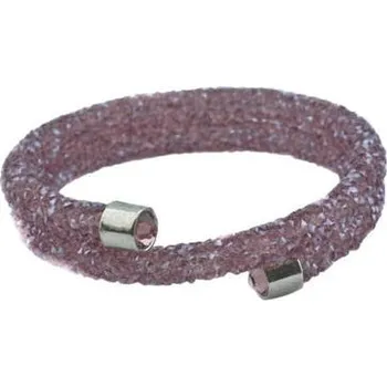 Náramek Doria Náramek z oceli z růžových krystalků N148