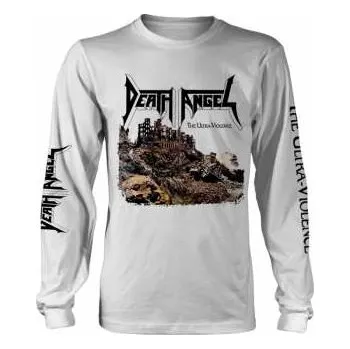 Merch Death Angel: Tričko S Dlouhým Rukávem The Ultra-violence (white) XXL 2019
