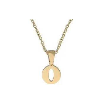Řetízek Řetízek s písmenem O zlatá ocel