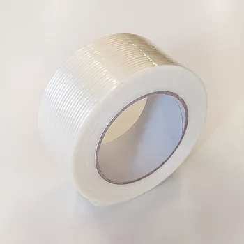 Lepicí páska CleverPack Lepicí pevná páska s podélnými vlákny 50mm x 50m