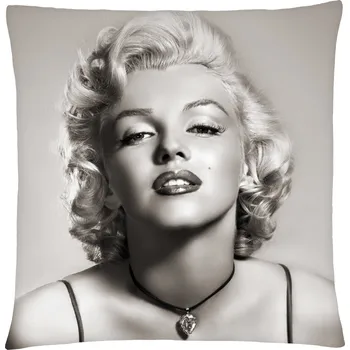Polštář Polštář Marilyn Monroe 04 Mybesthome 40x40 cm Varianta: Povlak na polštář s prošívanou výplní, 40x40 cm