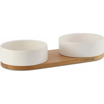 Miska pro psa Miska pro psa i kočku Vuku Labbvenn bílá Velikost: M/L