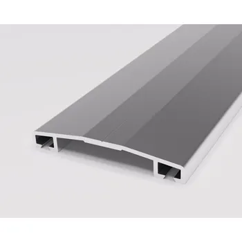 Stavební profil Hliníková přítlačná lišta 60 x 9 mm Délka: 1000