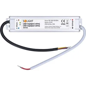 Napájecí zdroj pro osvětlení SOLIGHT LED napájecí zdroj 230V - 12V 2.1A 25W IP67 WM703