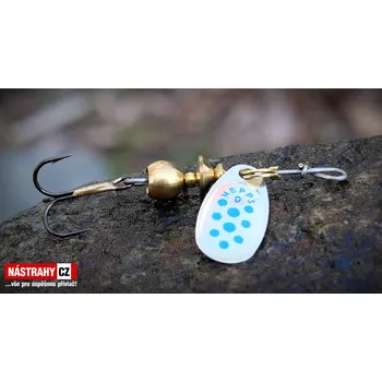 Umělá nástraha Rotační třpytka MEPPS Comet 0 - Color: silver/blue