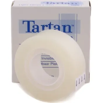 Lepicí páska Tartan Kancelářská popisovatelná lepicí páska 19 mm x 33 m transparentní