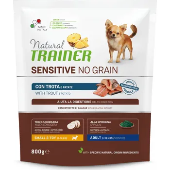 Krmivo pro psa Trainer Natural Sensitive No Grain Mini pstruh 0,8 kg