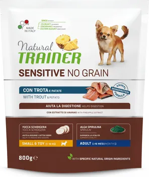 Krmivo pro psa Trainer Natural Sensitive No Grain Mini pstruh 0,8 kg