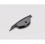 Plastová krytka k přítlačné liště šedá