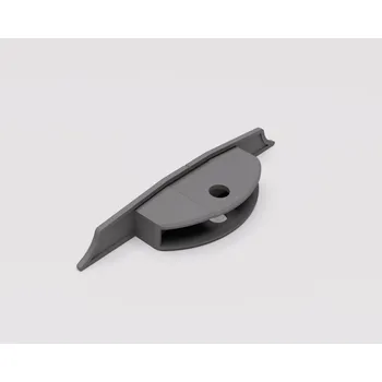 Stavební profil Plastová krytka k přítlačné liště šedá