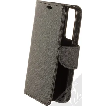 Pouzdro na mobilní telefon 1Mcz Fancy Book flipové pouzdro pro Samsung Galaxy S22 5G černá (black)