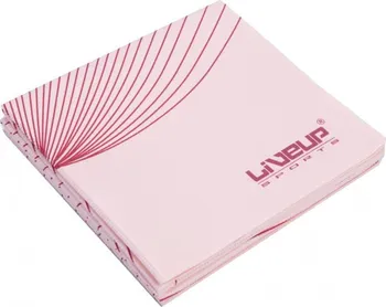 podložka na cvičení LiveUp Sports Yoga 173 x 61 x 0,2 cm růžová