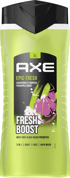 Sprchový gel Axe Epic Fresh 3 v 1 sprchový gel 400 ml