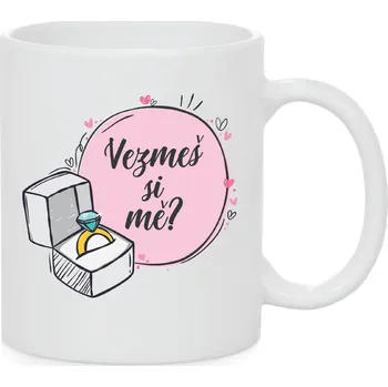 Hrnek - Vezmeš si mě? Barva: Bílá
