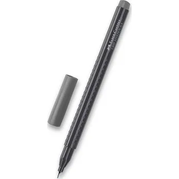 FABER-CASTELL GRIP Finepen 0,4mm, šedý teplý