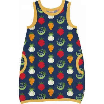 Dívčí šaty Dívčí balonové šaty bez rukávů Zelenina Maxomorra Velikost: 98/104