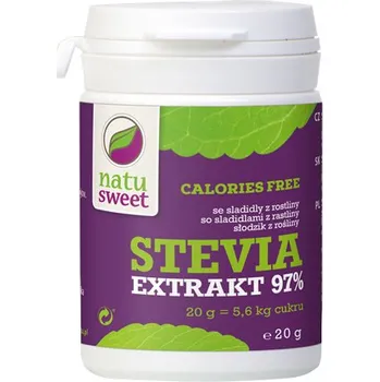 Sladidlo Stevia extrakt 97% 20g Natusweet