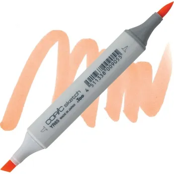 Lihová fixa COPIC Sketch oboustranná Brush & Chisel, YR65 Atoll