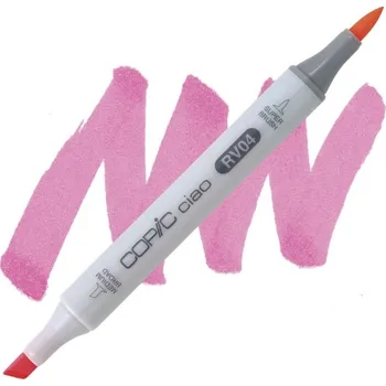 Lihová fixa COPIC Ciao oboustranná Brush & Chisel, RV04 Shock pink