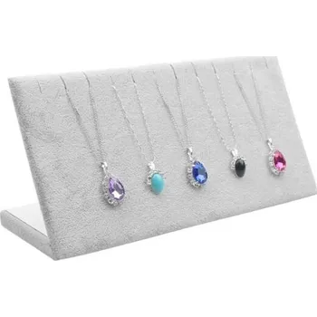 Šperkovnice Stojánek, stojan, dekolt na náhrdelníky šedý L (VB1G)