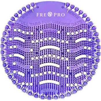 WC čistič FrePro Sítko do pisoáru Wave 2.0 Fabulous - fialová - 1 ks (Baleno po 2 ks. Cena uvedena za 1 ks. Objednávejte sudý počet kusů.)