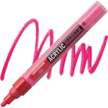 AMSTERDAM Acrylic Marker 4mm, 366 quinacridone red